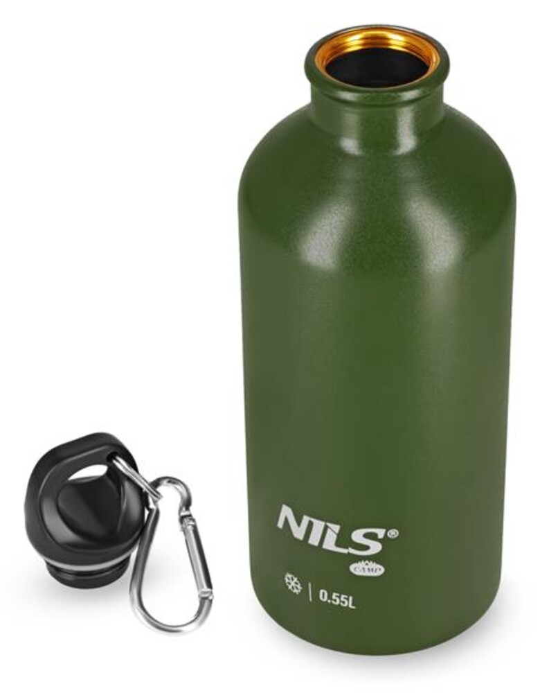 Nerezová turistická láhev NILS Camp NC3801 zelená 500 ml