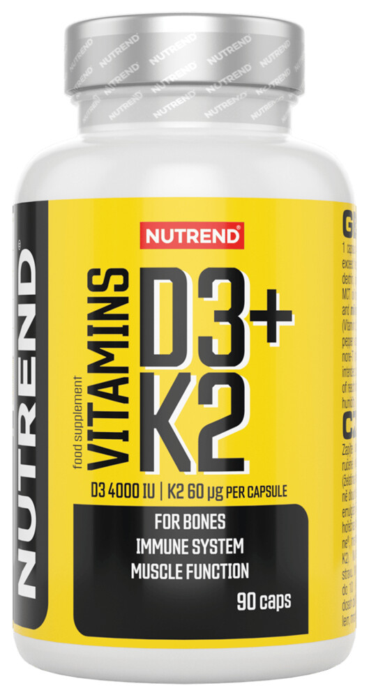 Vitamins D3+K2 90 kapslí