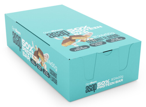 ASAP 50% Protein Bar – GymBeam 24 x 50 g