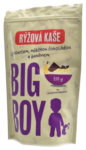Rýžová kaše s jogurtem by Tatiana s mléčnou čokoládou a banánem 350 g EKO