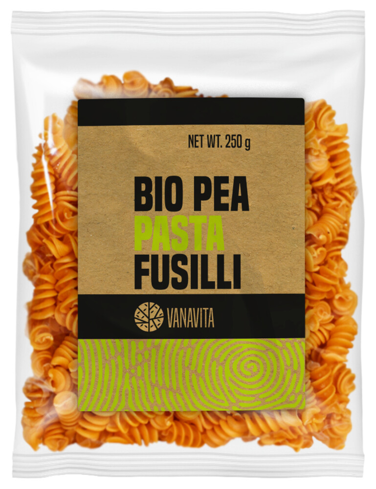 BIO Těstoviny z hrachu - vřetena - VanaVita 250 g