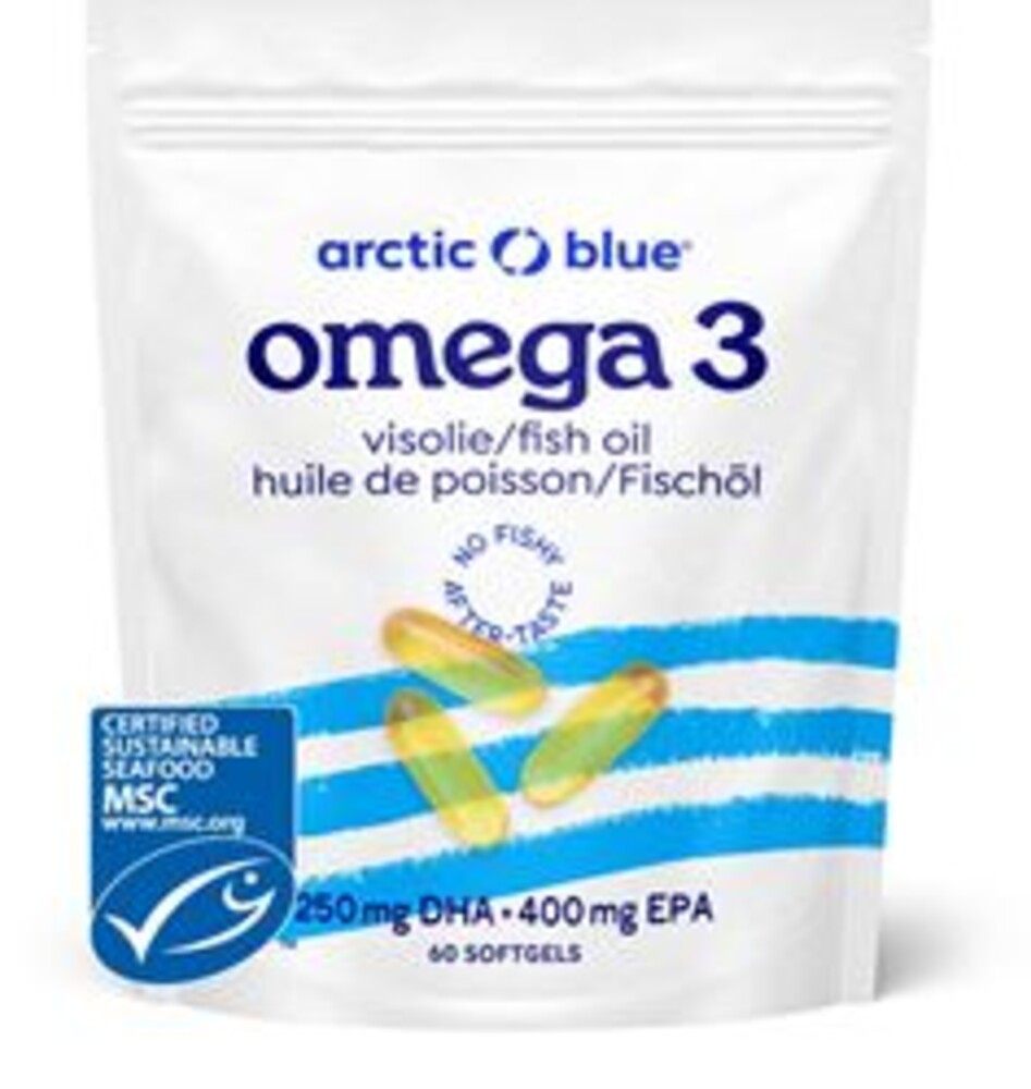 Omega 3 60 kapslí (250mg DHA and 400mg EPA) původ Aljaška