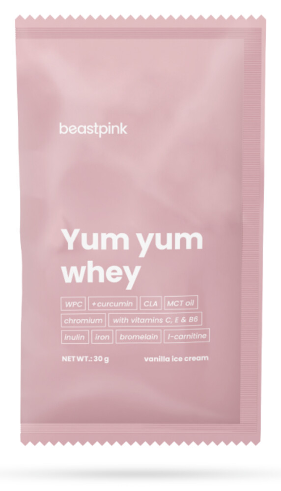Vzorek proteinu Yum Yum Whey - BeastPink 400 x 30g