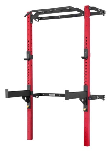 Skladacia posilňovacia klietka - Power Rack KLT23 červená