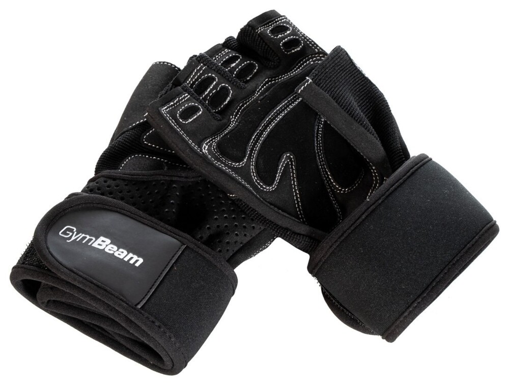 Fitness rukavice Wrap Black 