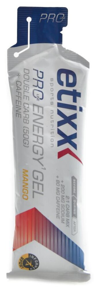 Pro line energy gel s dvojitým obsahem sacharidů a kofeinem 60 ml
