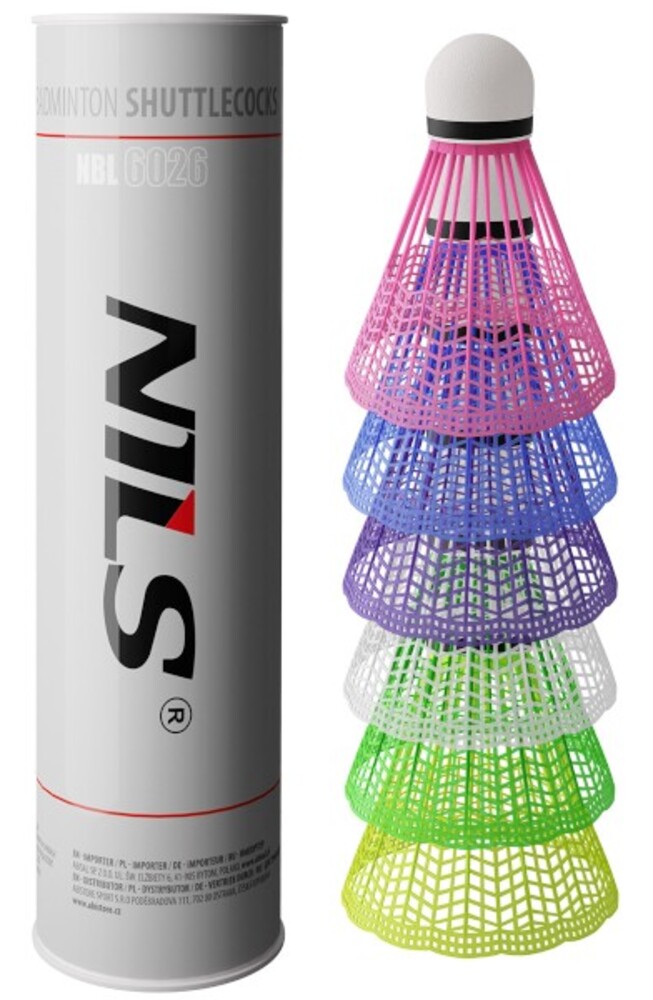 Badmintonové míčky NBL6026 multicolor 6 ks
