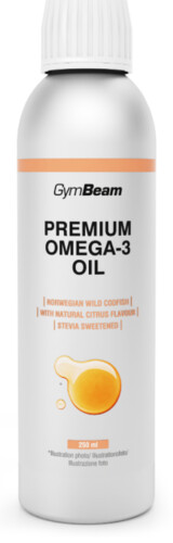Premium Omega-3 tekutý rybí olej s citrusovou příchutí 