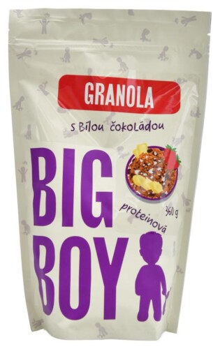 Proteinová Granola  s bílou čokoládou a ovocem 360 g