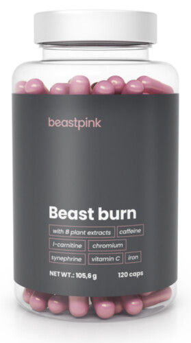 Beast burn - BeastPink 120 kaps.