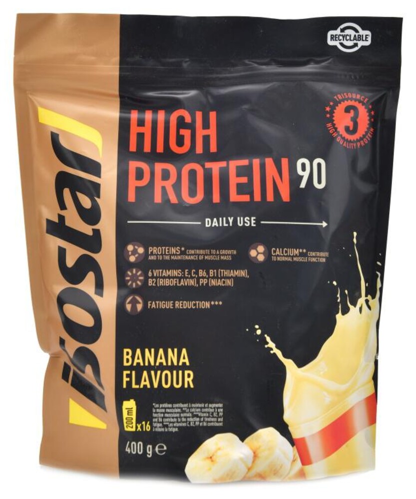 Isostar High protein 90 400 g banán exp 30.8.2026