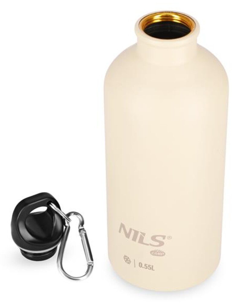 Nerezová turistická láhev NILS Camp NC3801 béžová 500 ml