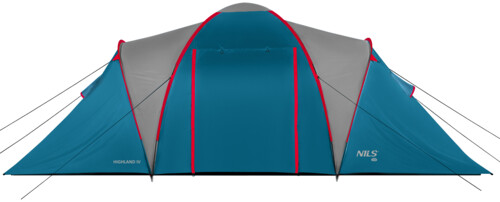 Rodinný stan NILS Camp NC6431 Highland IV modrý/světle šedý