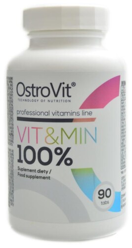 100% vit and min 90 tablet