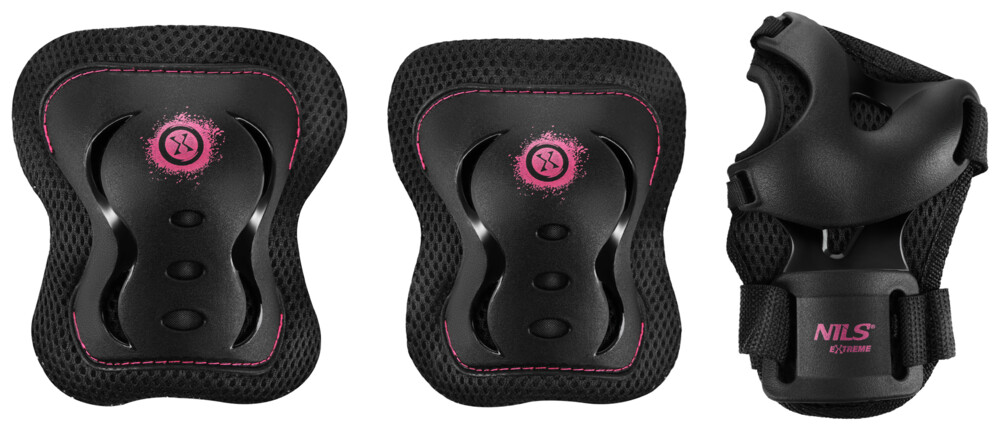 Souprava chráničů NILS Extreme H320 Fly růžová