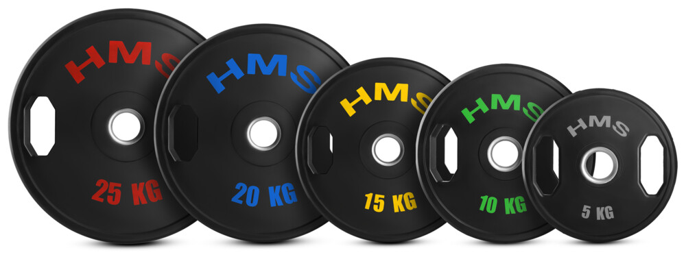 Sada pogumovaných olympijských kotoučů TOG10 2 x 10 kg