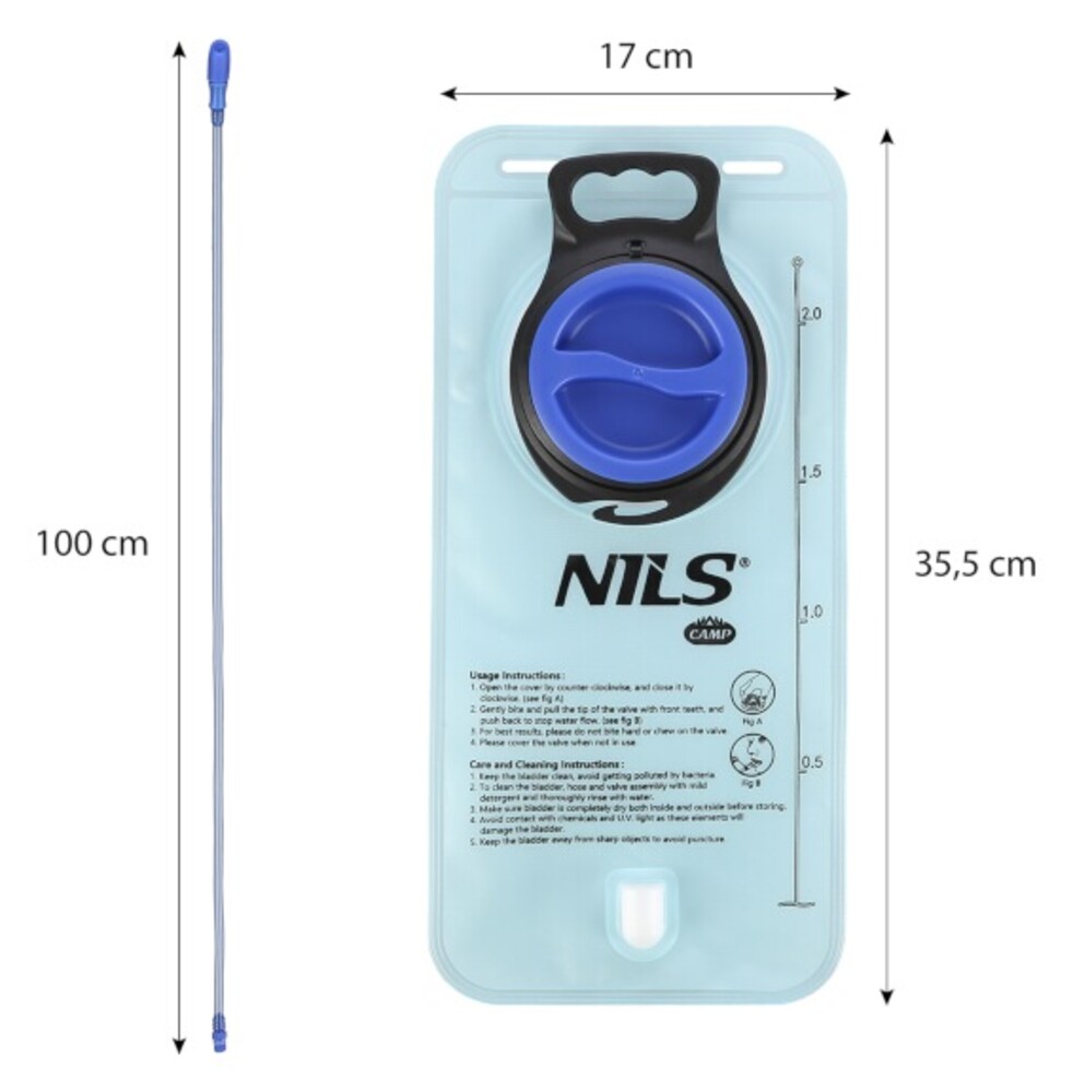 Vodný vak NILS Camp NC1720 modrý 2l