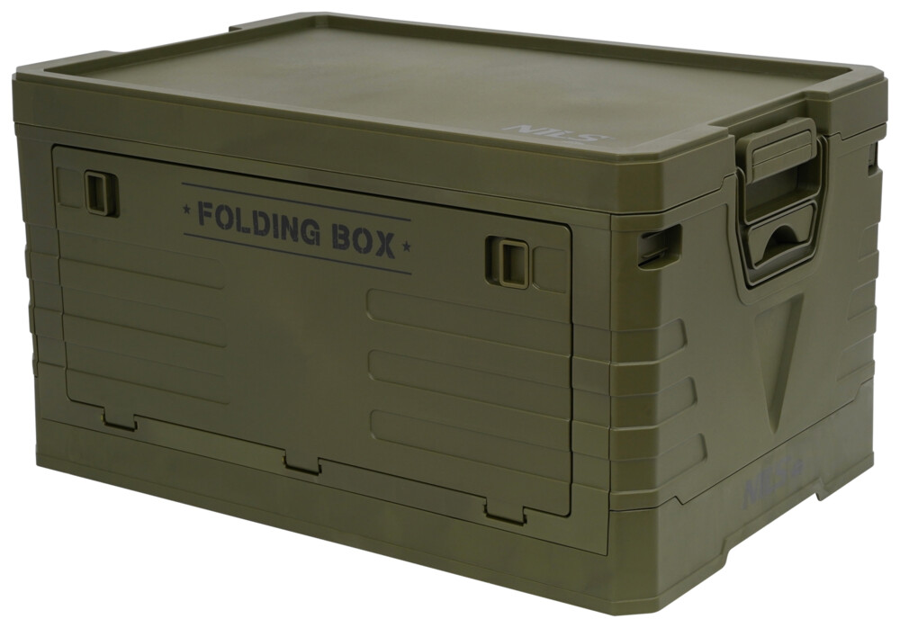 Skládací box s víkem NILS Camp NCB4004 50L zelený