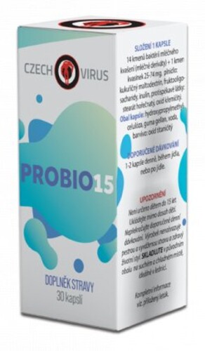 Czech Virus Probio15 30 kapslí
