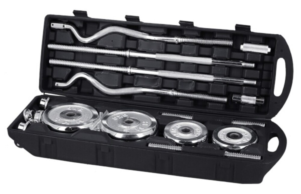 Činkový set v kufru STC55 55 kg chrom