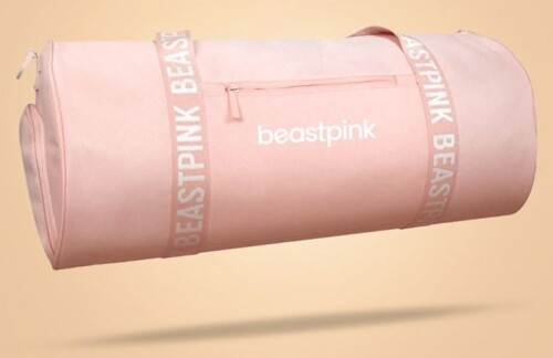 Sportovní taška Barrel Baby Pink - BeastPink 