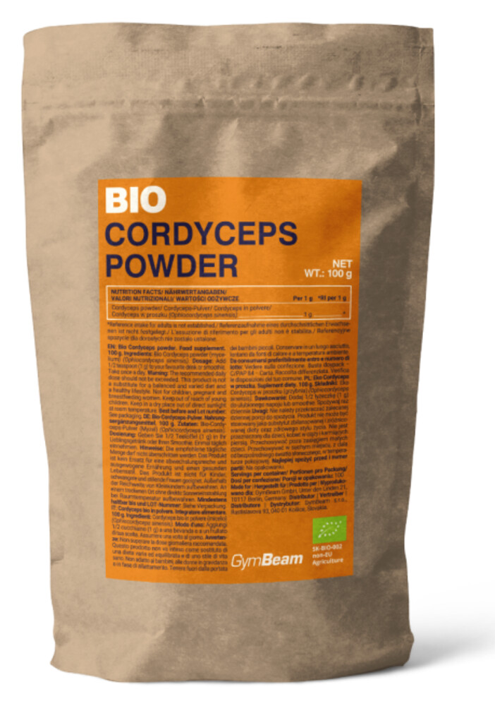BIO Cordyceps prášek - GymBam 100 g