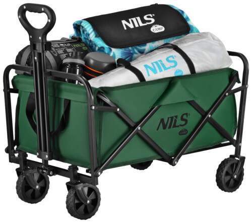 Skládací kempingový vozík NILS Camp NC4306 zelený