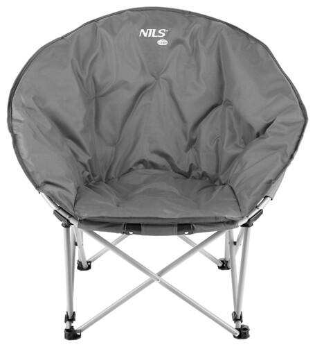 Skladacie kreslo NILS Camp NC3070 sivé