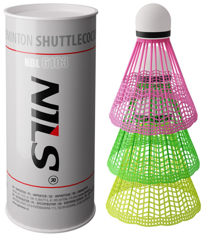 Badmintonové loptičky NBL6103 multicolor 3 ks