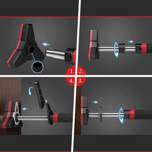 Hrazda do dverí s vodováhou DD401