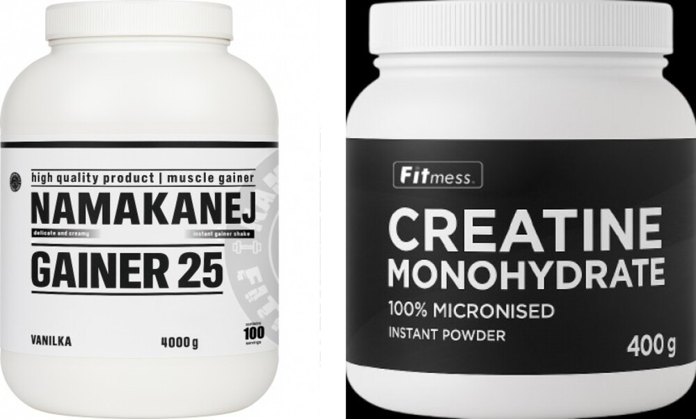 Gainer 25 4000g  + Fitmess Fitmess Creatine Monohydrate 400g