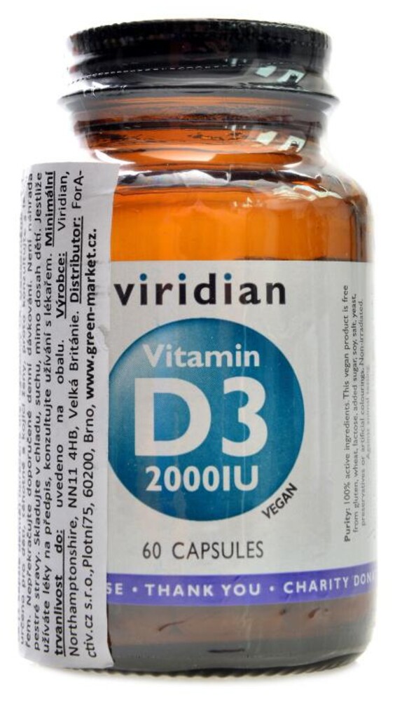 Vitamin D3 2000iu 60 kapslí