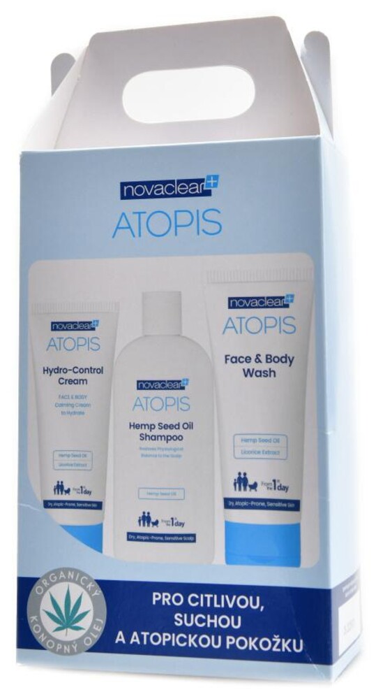 Atopis NC dárkové balení mycí gel 200ml + krém 100ml + šampon 250ml