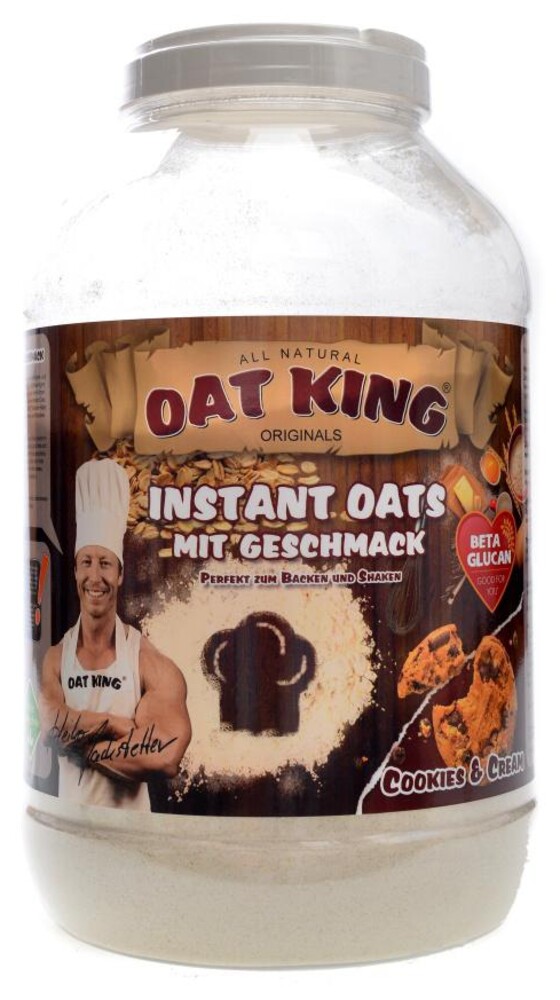 Oat king instant oats 4kg cookies cream