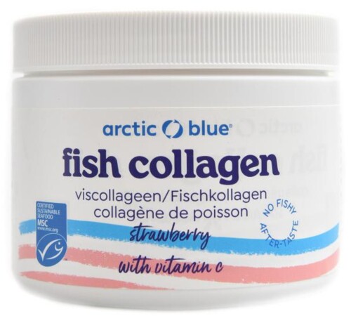 Fish Collagen + vitamin C 150g jahoda