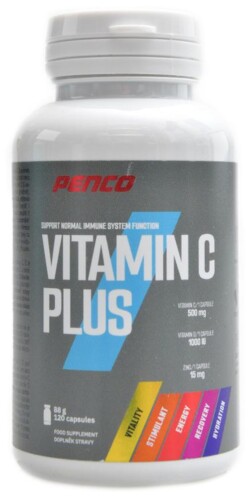 Vitamín C plus  + vitamin D3 + zinc 120 kapslí