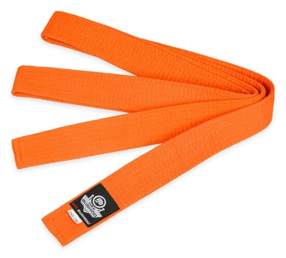 Oranžový opasok pre kimono DBX OBI