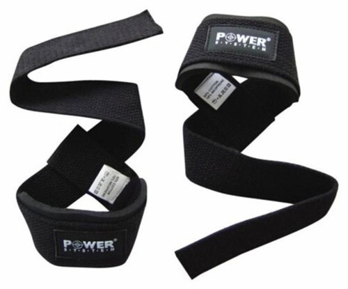Trhačky Power straps black 3400