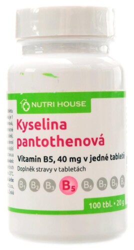 Vitamín B5 kyselina pantothenová 100 tablet