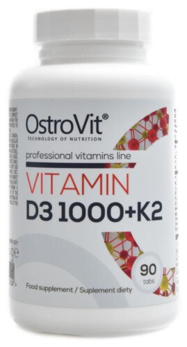 Vitamin D3 1000 IU + K2 90 tablet