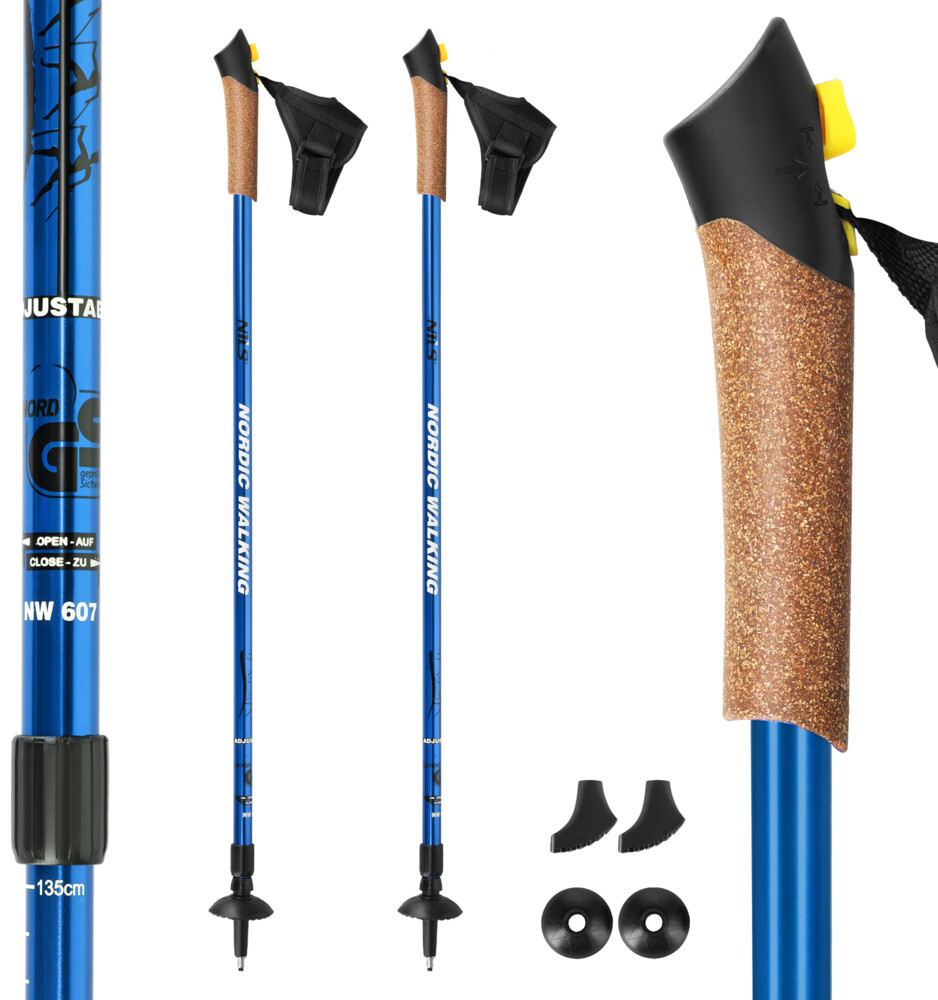 Nordic walking hole NW607 modré
