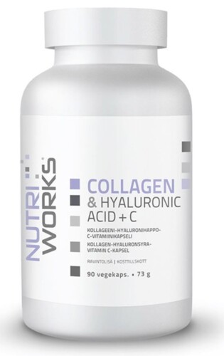 Collagen and Hyaluronic Acid + C 90 kapslí