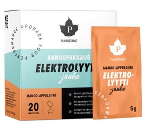 Electrolyte Powder 20x5g mango orange