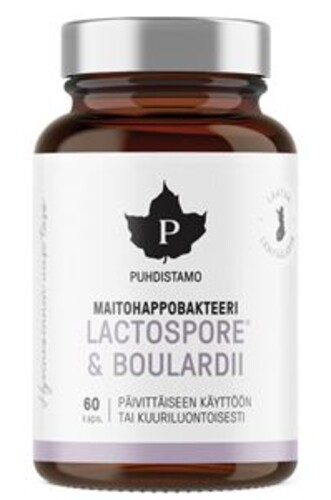 Lactic Acid Bacteria Boulardii 60 kapslí (Probiotika LactoSpore® a Lynside®) SK