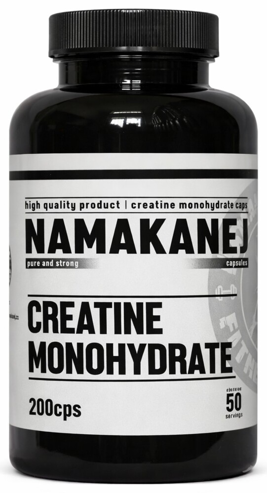 Creatin monohydrate 200 kapslí