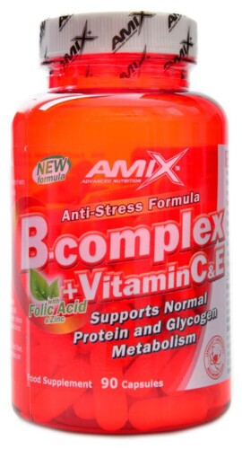 B-complex + vitamín C 90 kapslí