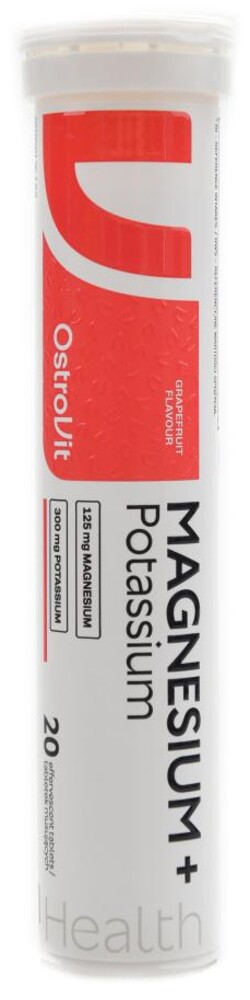 Magnesium + potassium 20 effervescent tablet šumivé tablety