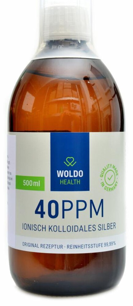 Koloidní stříbro 40 ppm 500 ml