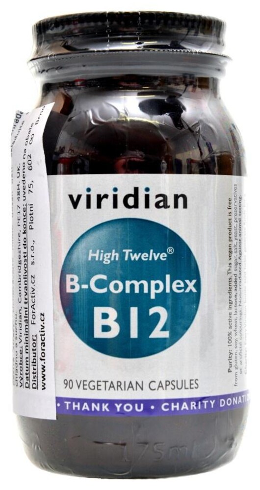 B-Complex B12 high twelwe 90 kapslí