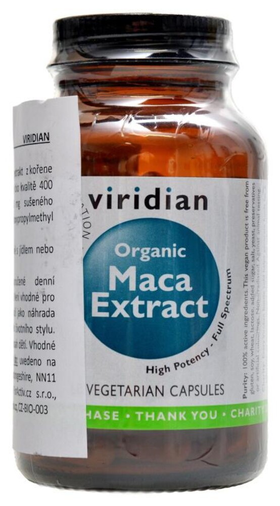Maca extract 60 kapslí organic